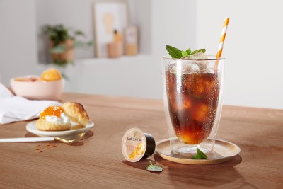 Spring Flavoured Rezept Apricot Mint Coffee on Ice