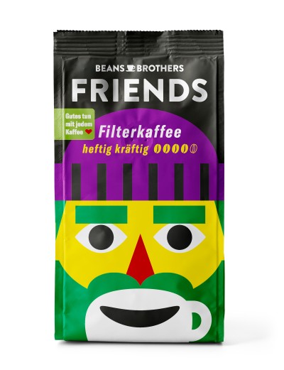 Beans Brothers FRIENDS Filterkaffee kräftig