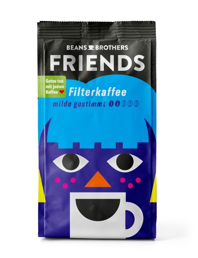 Beans Brothers FRIENDS Filterkaffee mild