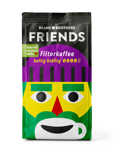 Beans Brothers FRIENDS Filterkaffee kräftig