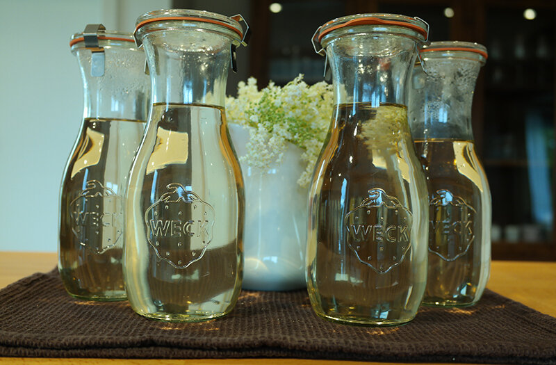 Selbstgemachter Hollersirup