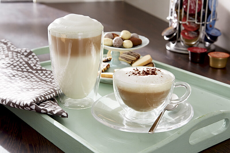 Um in der Früh wieder fit und motiviert zu sein genehmige ich mir einen Kaffee.