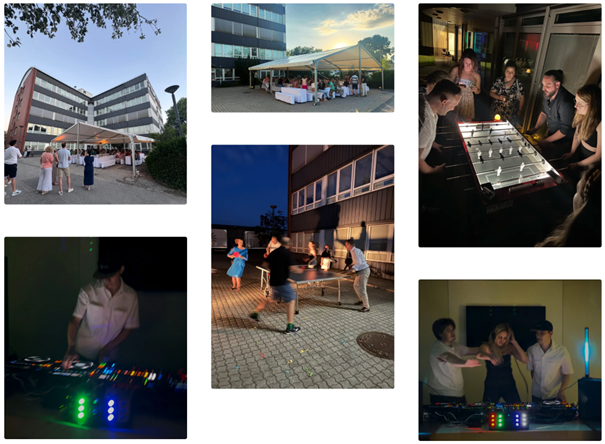 Sommerfest mit Grillen, Spielen und DJ-Musik