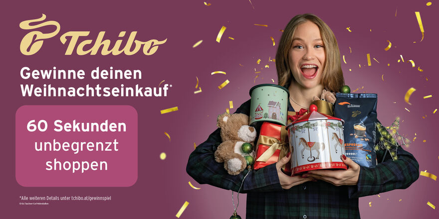 Tchibo Gewinnspiel: 60 Sekunden Weihnachtsshopping