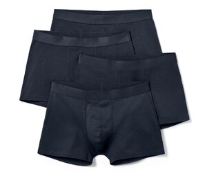 Link: Großansicht des Bildes - Bildinhalt: Vier dunkelblaue Herrenboxershorts