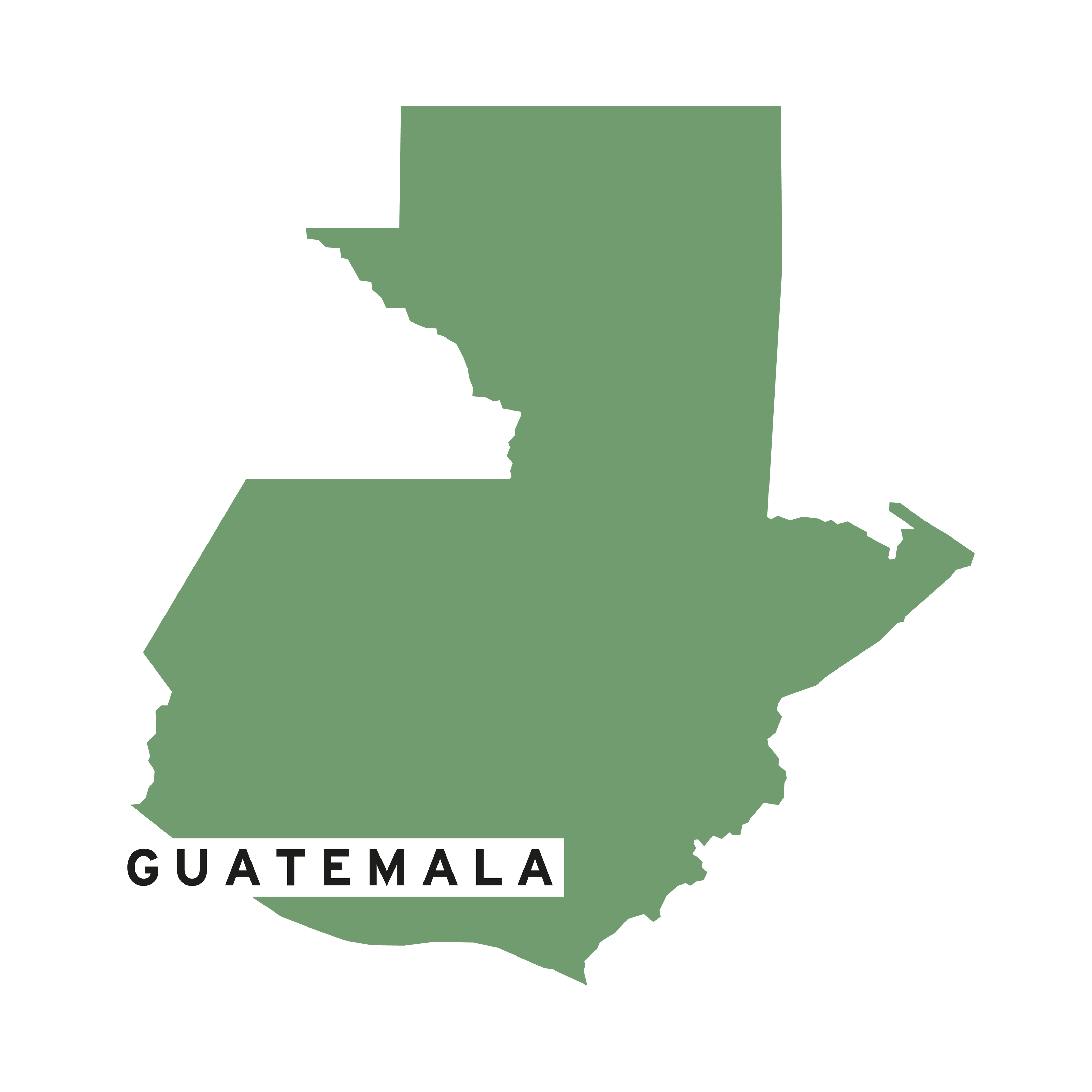 Guatemala Landkarte