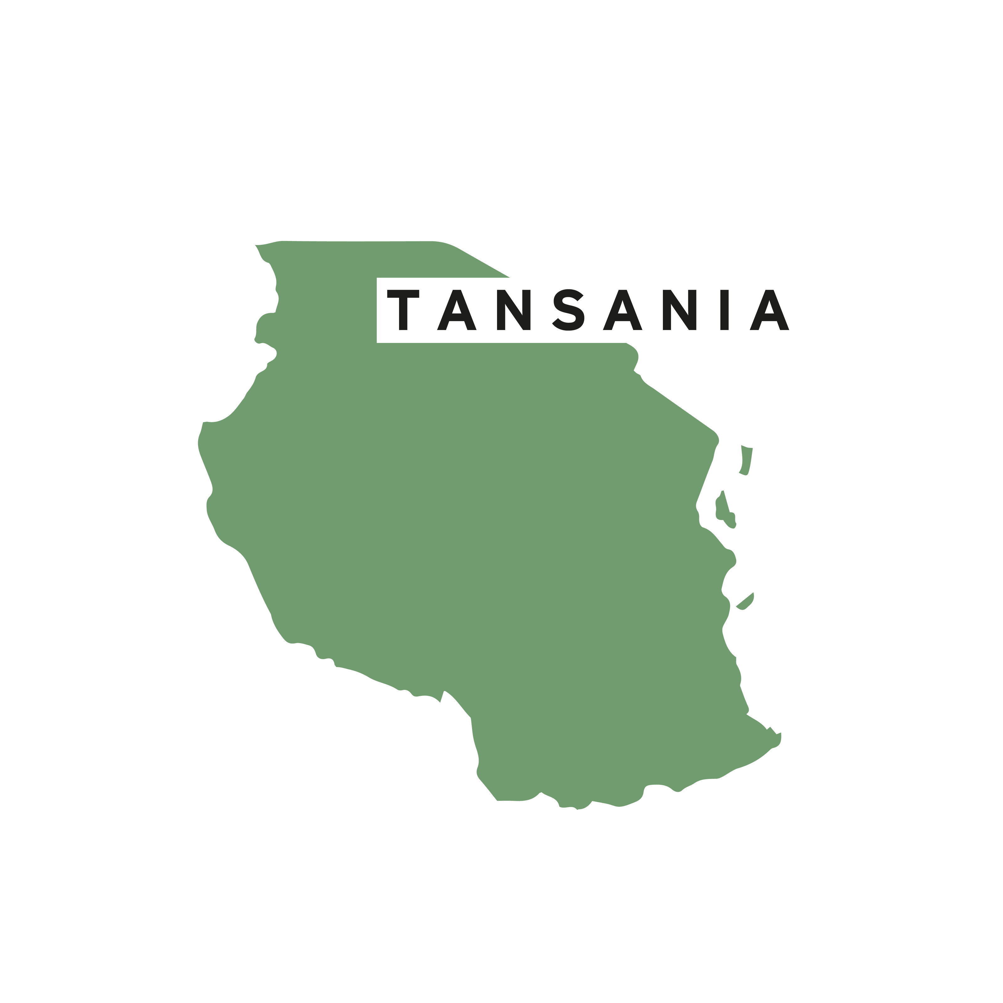 Tansania Landkarte