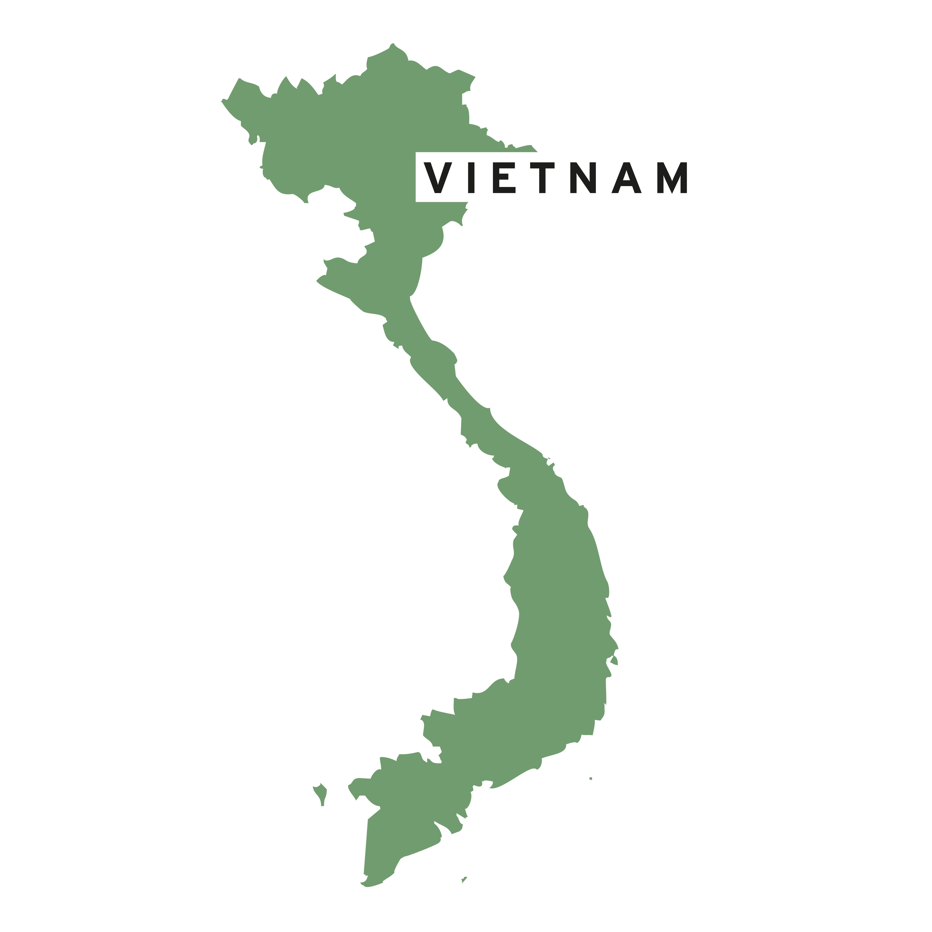 Vietnam Landkarte