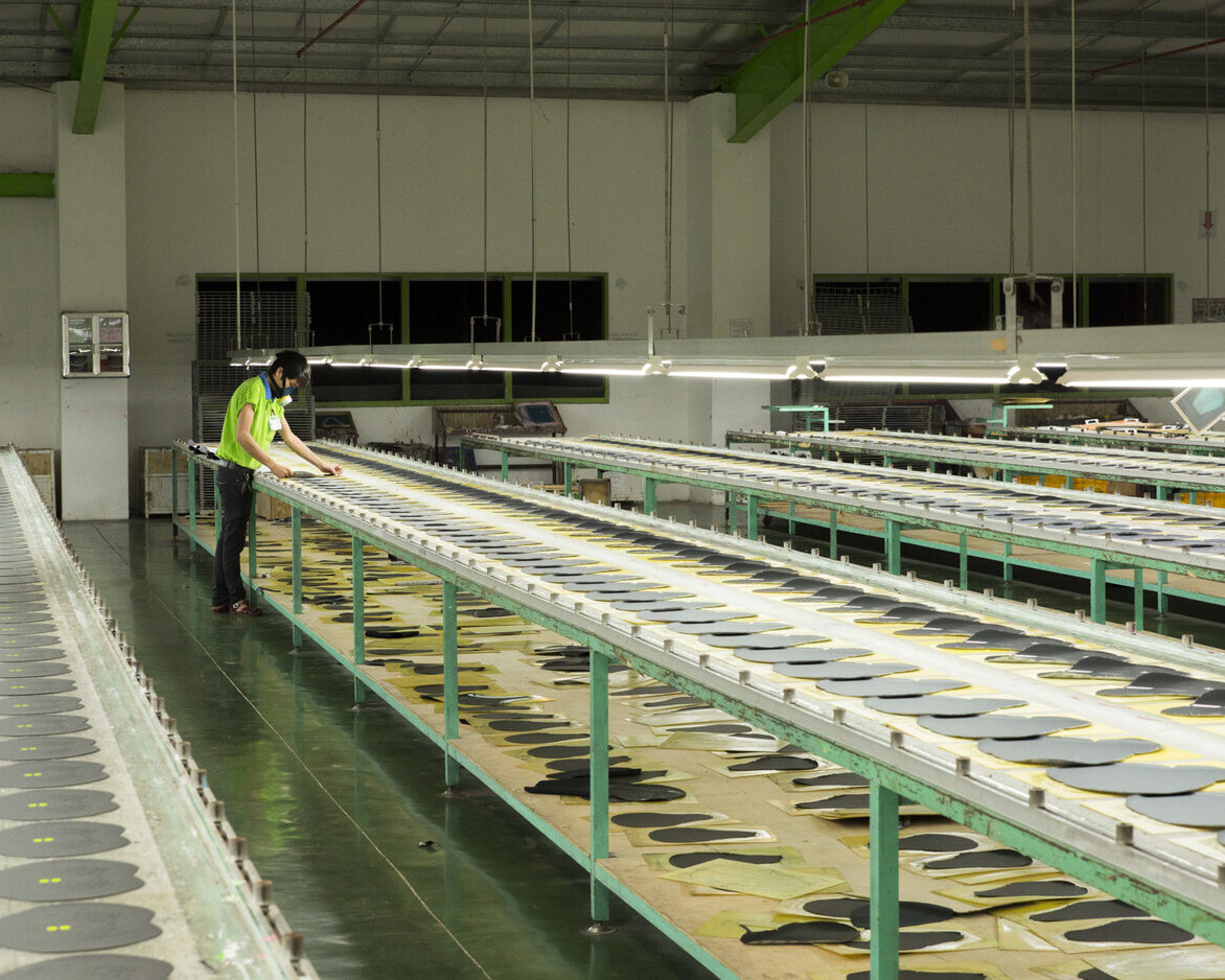 Arbeiter in einer Fabrik