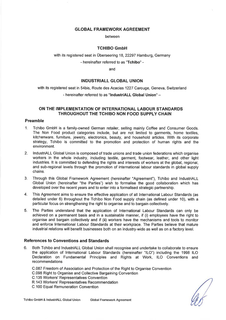 PDF-file Preview for: Global Framework Agreement (English)
