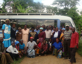 Reisegruppe aus Kenia