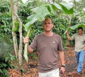 Kaffeeeinkäufer Andreas Christmann unterwegs in Guatemala