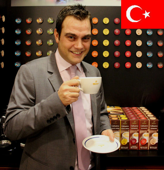 Erman Tutkun, Tchibo Coffee Marketing Manager in der Türkei.