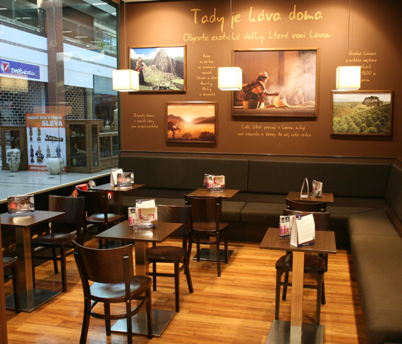 Tchibo Café in Tschechien.