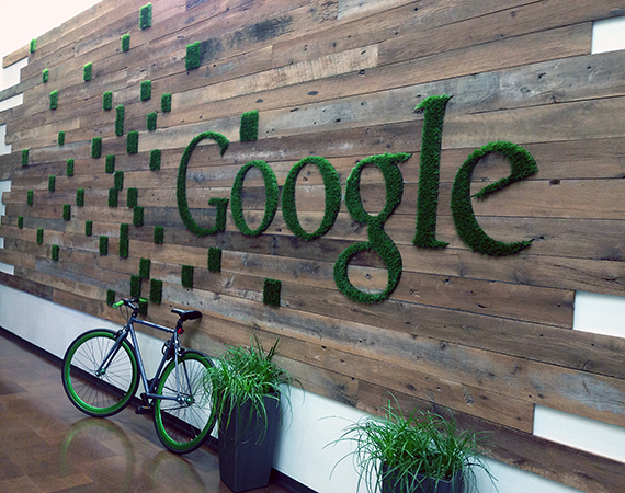 Nachhaltigkeit durch Smart Tech bei Google, Mountain View, CA