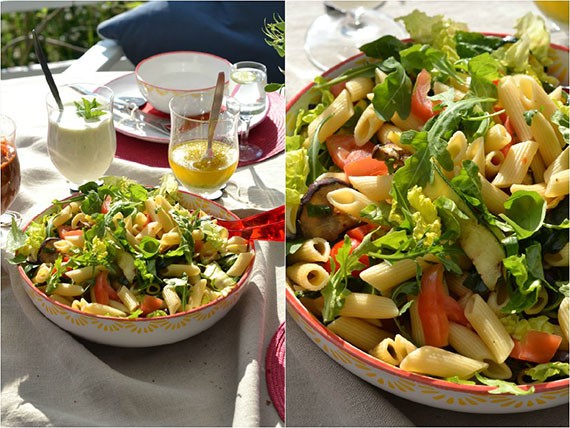 Macht Lust auf Mehr: Der sommerliche Salat von Christina in der großen Salatschale