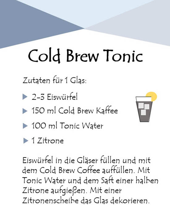 Rezept für Cold Brew Tonic