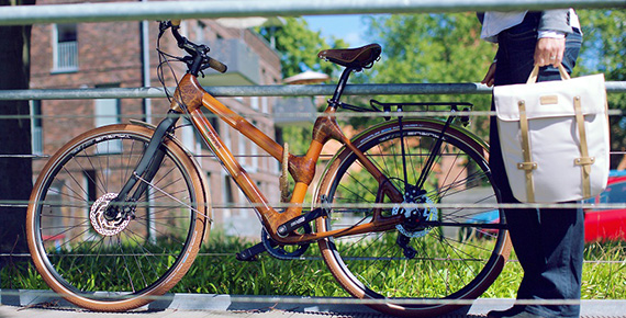 Schick und umweltbewusst: Die Fahrräder aus Bambus von my Boo - exklusiv auf Tchibo Auktion