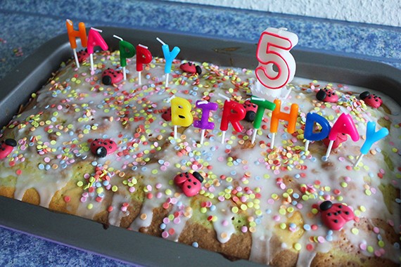 Lecker Geburtstagskuchen für unseren Blog