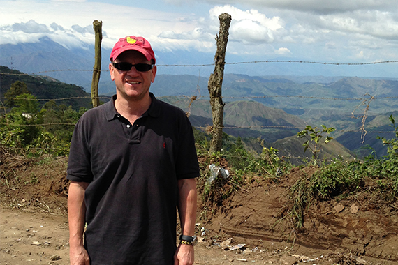 Kaffee-Experte Andreas Christmann auf seiner Reise in die Region Nariño.