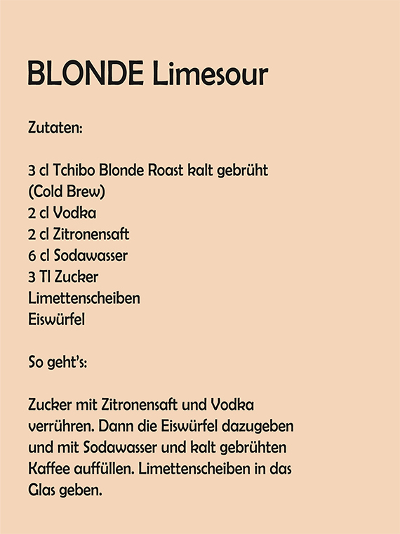 BLONDE Limesour Rezept