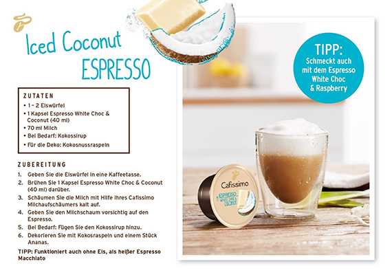 Rezept Iced Coconut Espresso