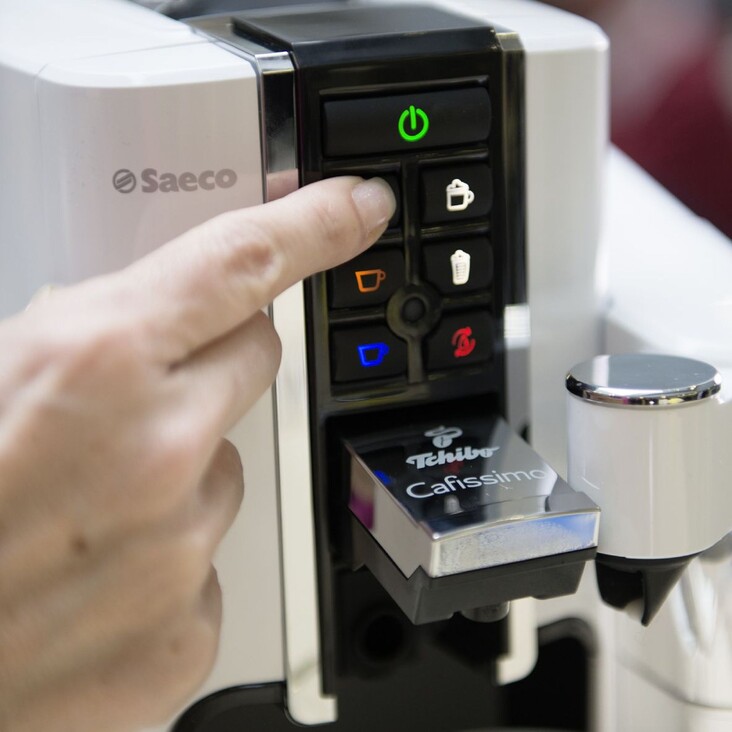 Cafissimo LATTE Ein Knopf Bedienfeld