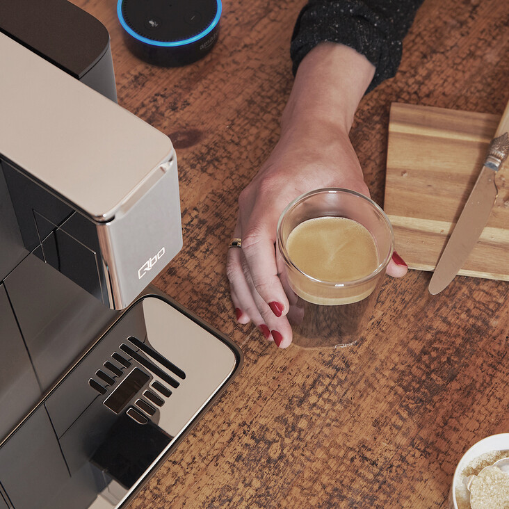 Frühstückskaffee per Sprachsteuerung bestellen mit Qbo und Alexa