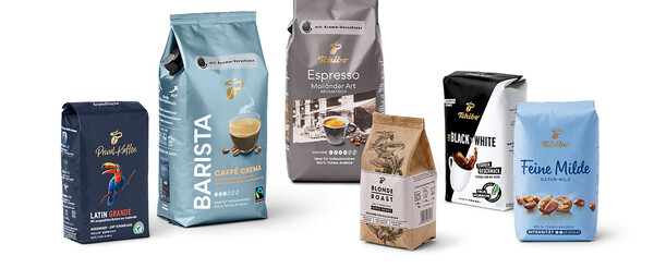 Tchibo Kaffees Übersicht Freisteller