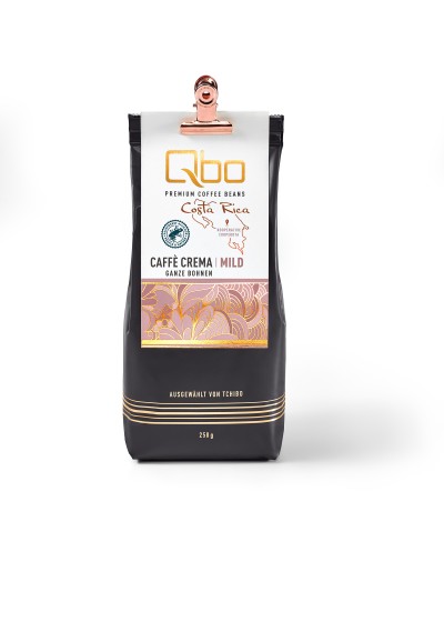Qbo Costa Rica Coopedota Caffè Crema Mild Frontansicht