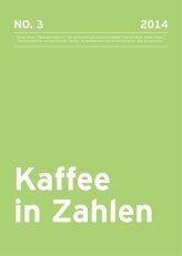 Grünes Cover mit Titel „Kaffee in Zahlen 2014“