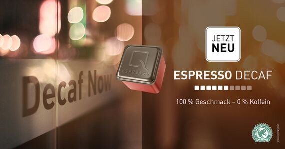 Qbo Kapseln koffeinfrei espresso koffein ohne koffein qbo decaf kapselkaffee kaffee
