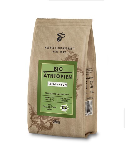 Tchibo Bio Äthiopien gemahlener Kaffee, 250g