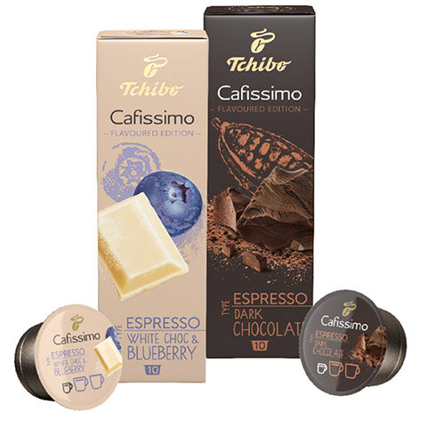Tchibo Cafissimo Kapseln White Choc und Dark Chocolate