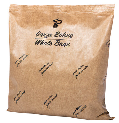 Braune Kaffeebohnen-Tüte „Ganze Bohne“