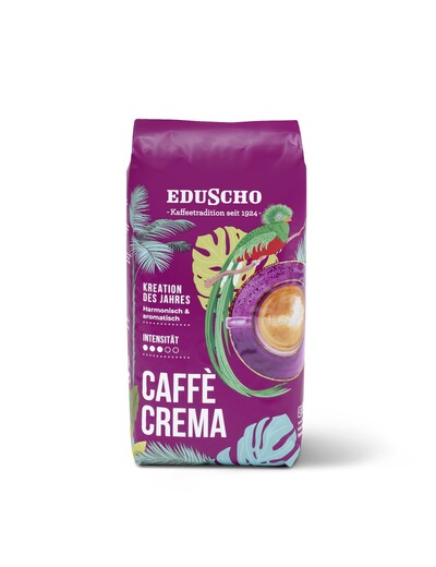 Lila Eduscho Caffè Crema Kaffeepackung