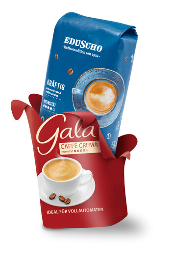 Eduscho Gala Caffè Crema Kaffeeverpackung