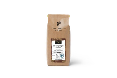 Braune Kaffeepackung „El Tempisque“ von Tchibo