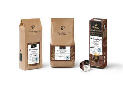 Tchibo El Tempiquque Kaffeesorten nebeneinander