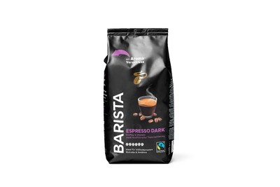 Schwarze Barista-Espresso-Dark-Kaffeepackung
