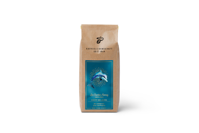Kaffeepackung „Los Santos Honey“ Braun-Blau