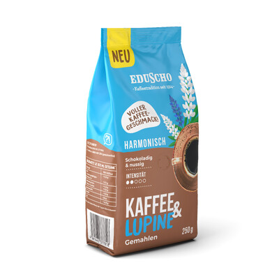 Eduscho Kaffee & Lupine gemahlen 250g-Packung