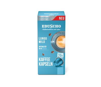 Eduscho Lungo Mild Kaffeekapseln Verpackung