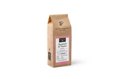 Braune Kaffeepackung „Manantiales del Frontino“