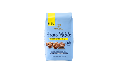 Tchibo Feine Milde entkoffeinierte Bohnenpackung