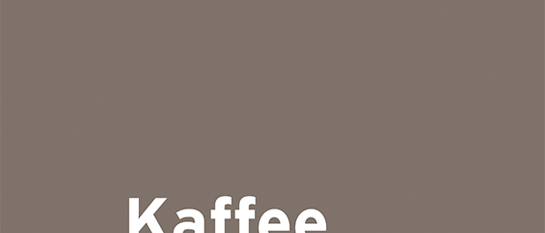 Titelcover „Kaffee in Zahlen“ auf braunem Hintergrund