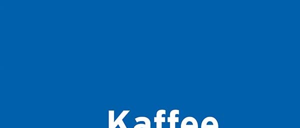 Blaues Cover mit dem Titel „Kaffee in Zahlen“
