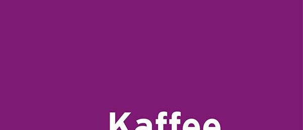 Lila Cover mit weißem Titel „Kaffee in Zahlen“