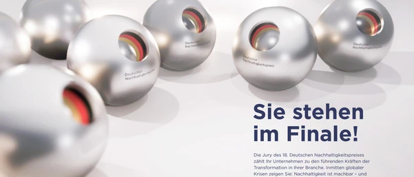 Silberne Kugeltrophäen Deutscher Nachhaltigkeitspreis