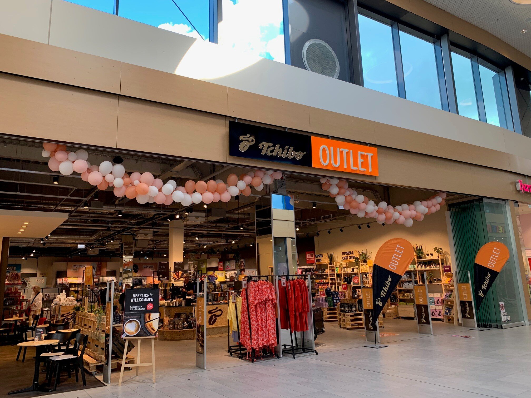Das neueste Tchibo Outlet im Skandinavien Center in Lübeck